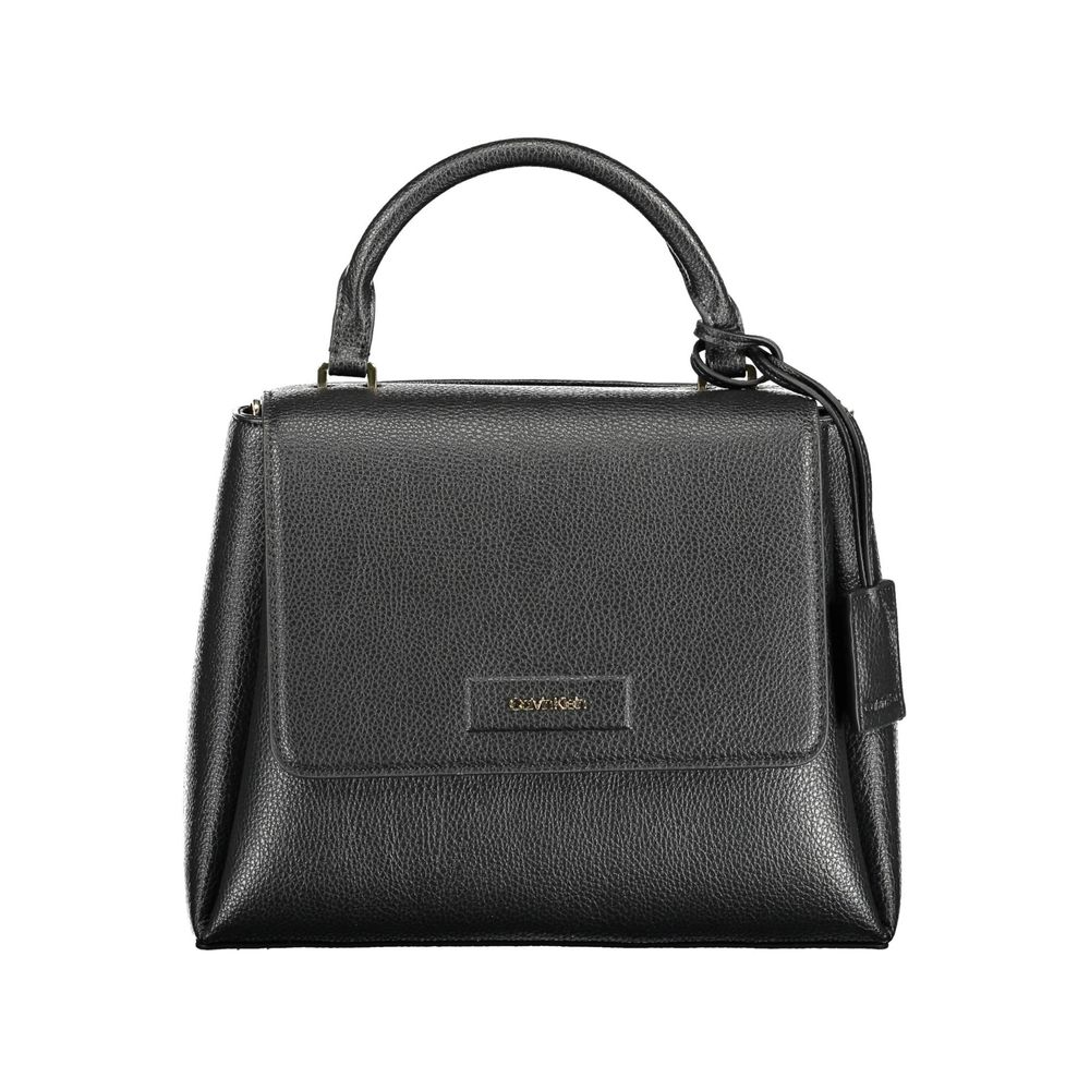 Calvin Klein Schwarze Polyester-Handtasche