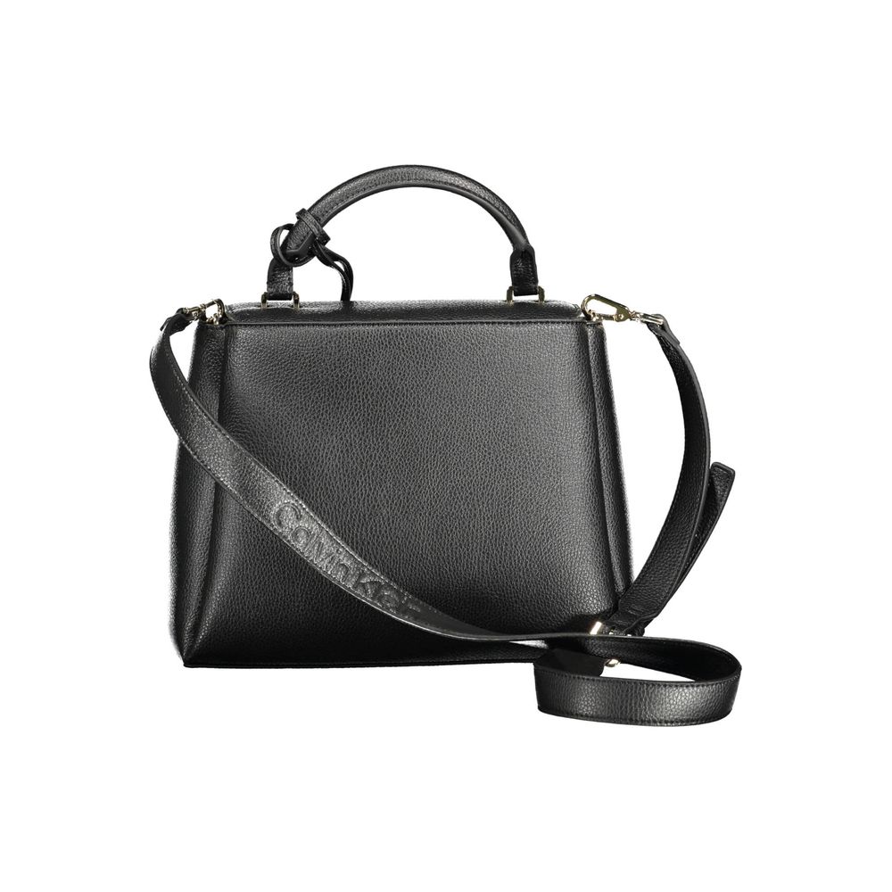 Calvin Klein Schwarze Polyester-Handtasche