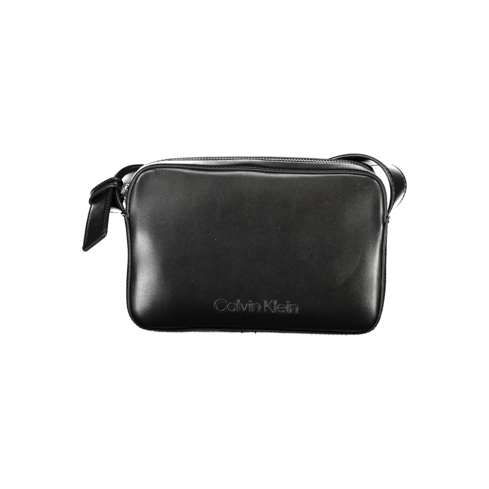 Calvin Klein Schwarze Polyester-Handtasche