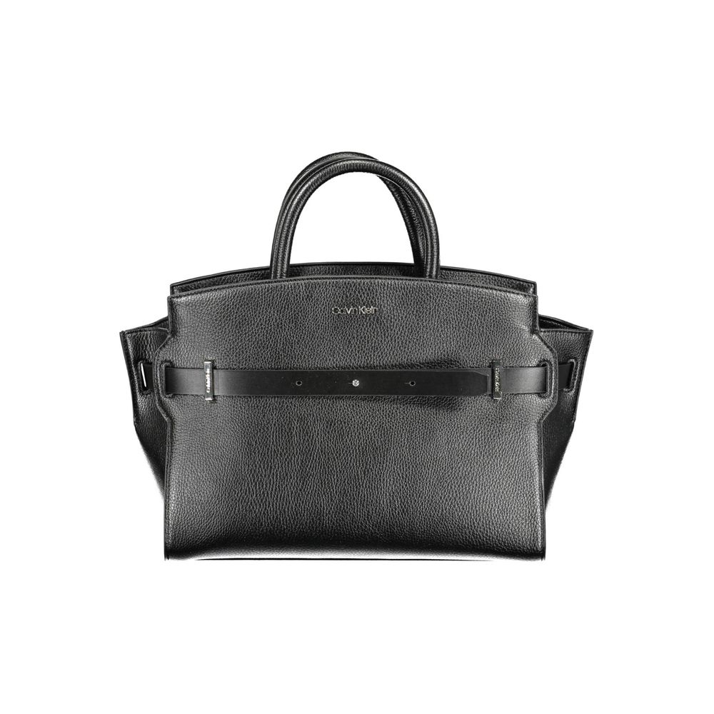 Calvin Klein Schwarze Polyethylen-Handtasche