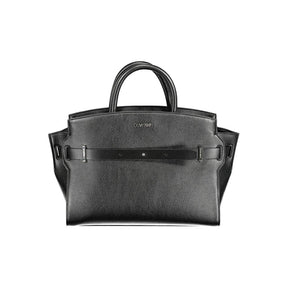 Calvin Klein Schwarze Polyethylen-Handtasche