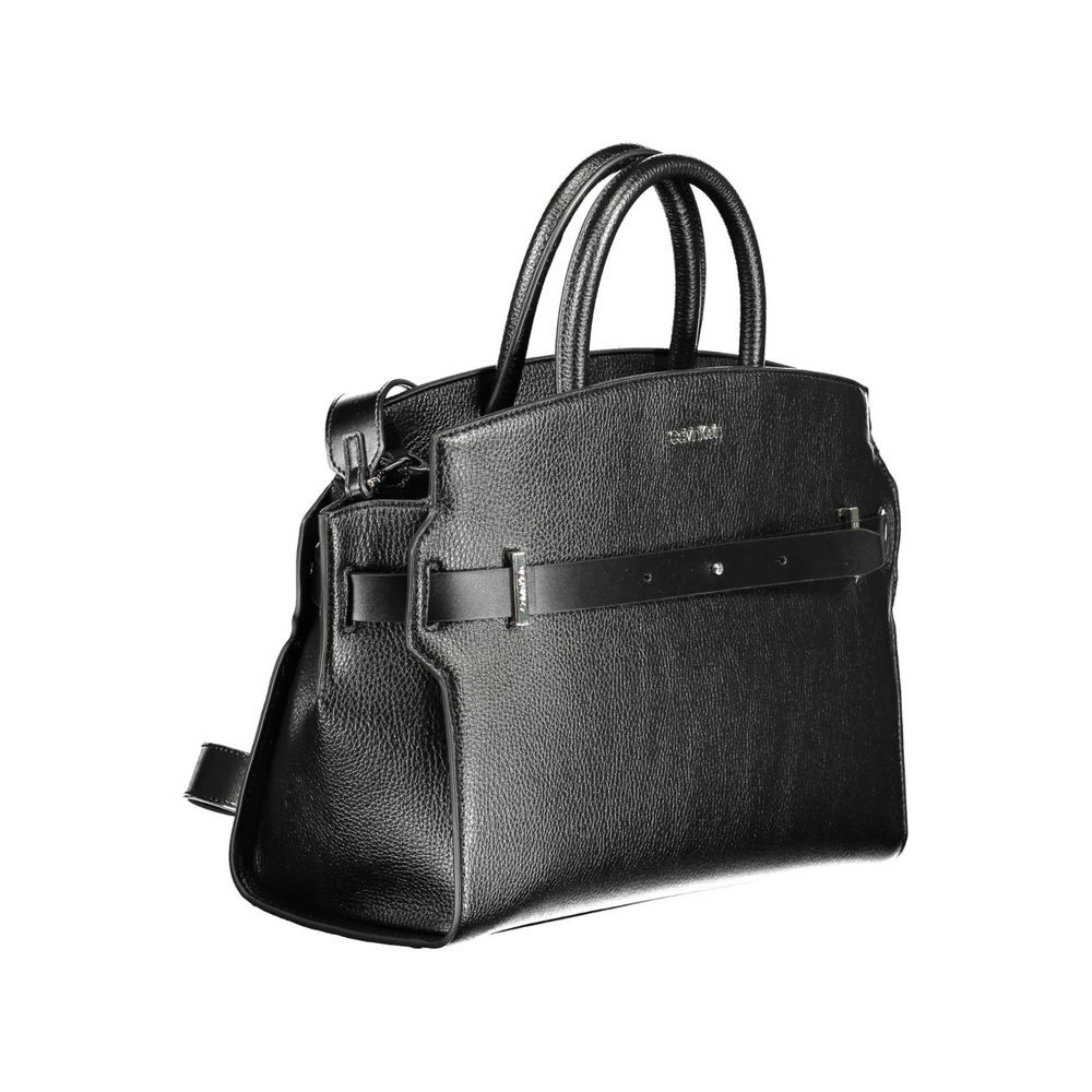 Calvin Klein Schwarze Polyethylen-Handtasche