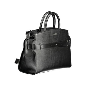 Calvin Klein Schwarze Polyethylen-Handtasche