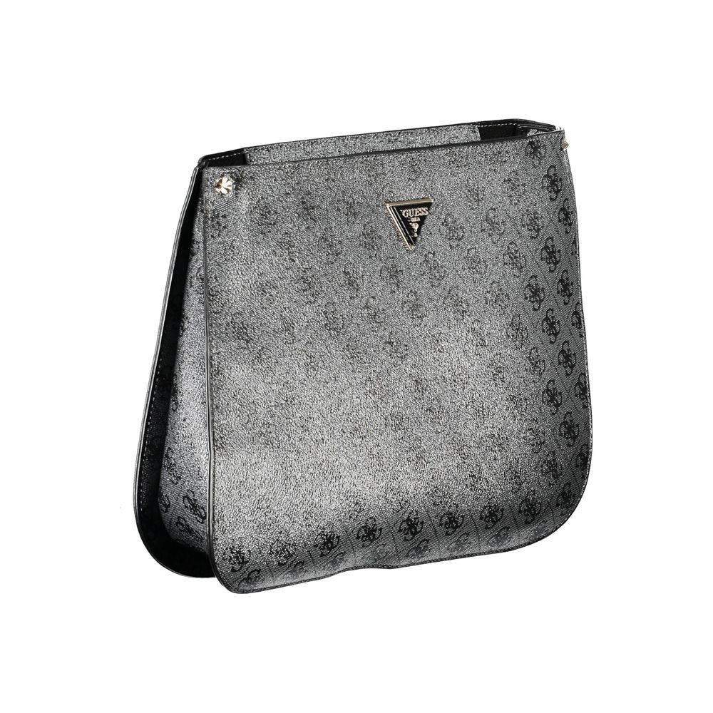 Guess Jeans Schwarze Polyethylen-Handtasche