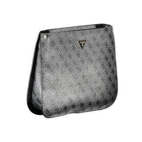 Guess Jeans Schwarze Polyethylen-Handtasche