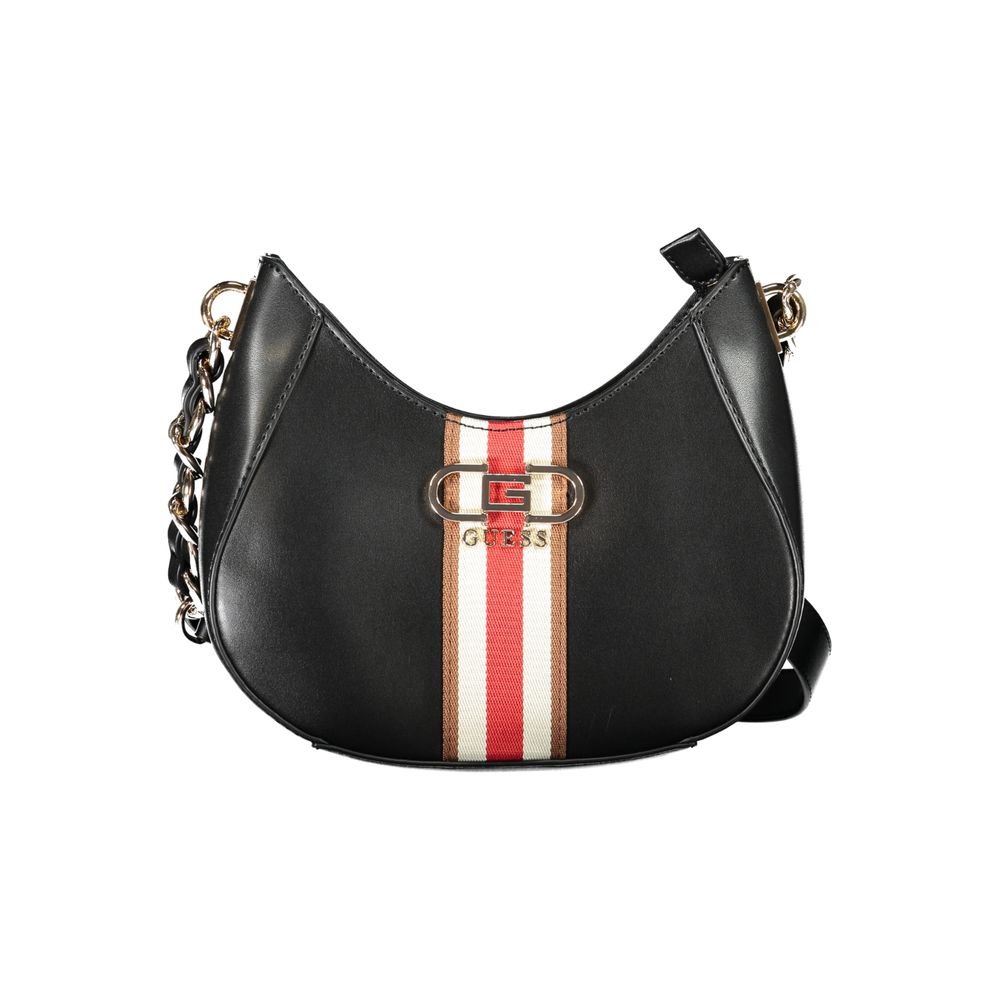 Guess Jeans Handtasche aus schwarzem Polyethylen