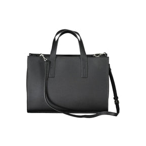 Calvin Klein Schwarze Polyester-Handtasche
