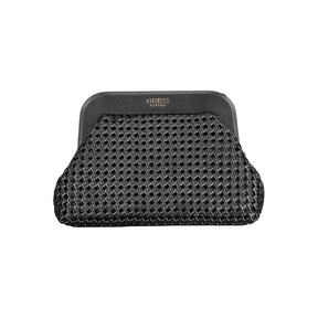 Guess Jeans Handtasche aus schwarzem Polyethylen