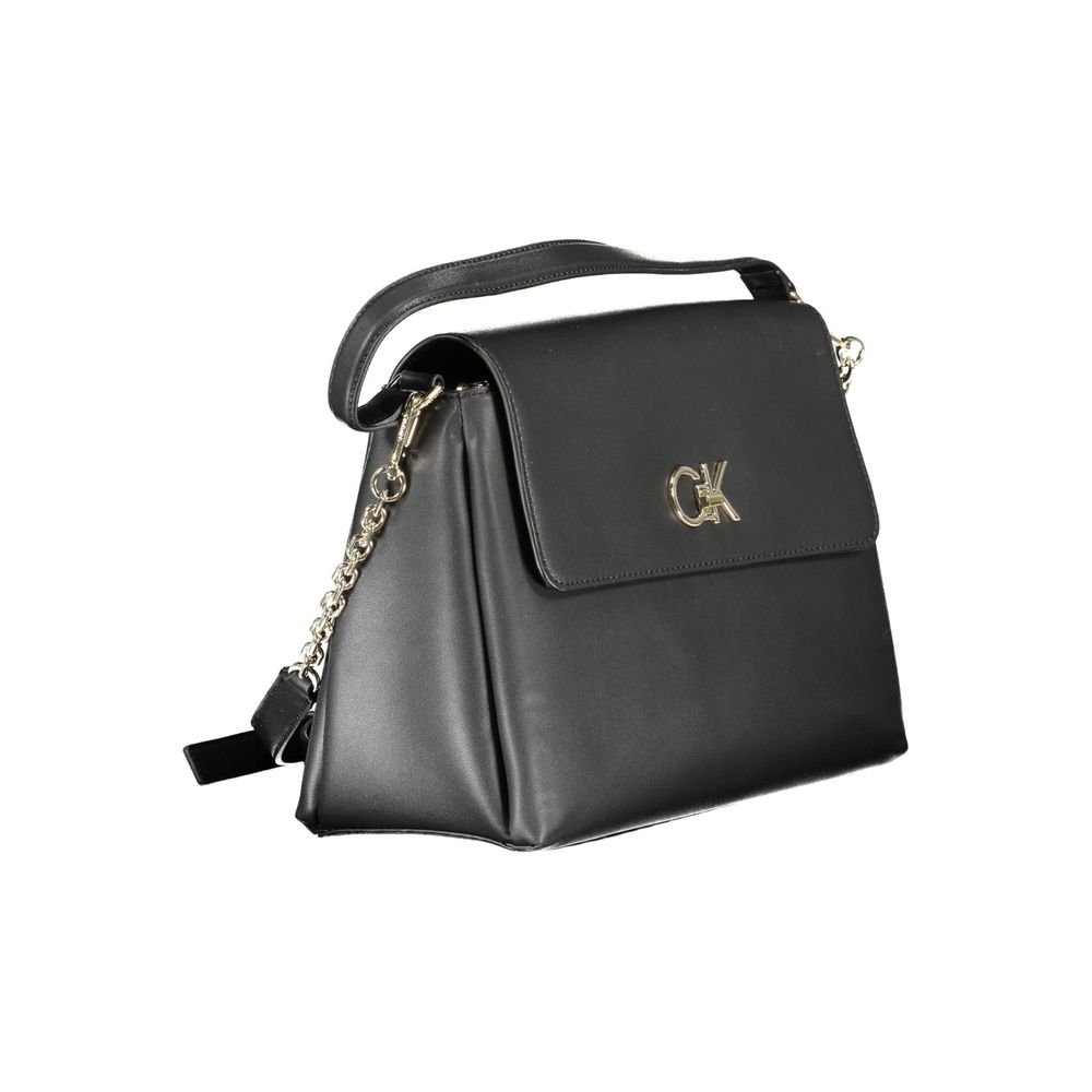 Calvin Klein Schwarz Polyester Frauen Handtasche