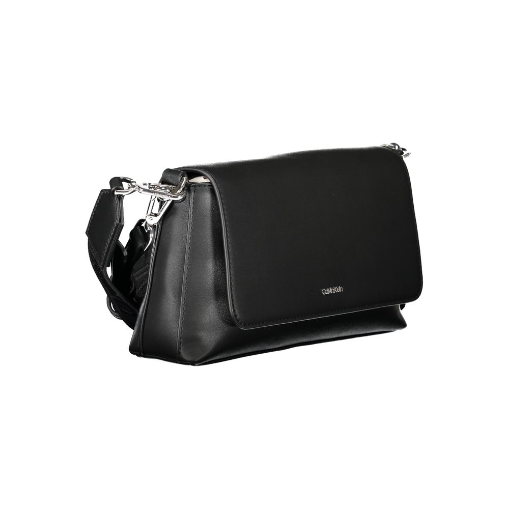 Calvin Klein Schwarze Polyester-Handtasche