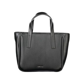 Calvin Klein Schwarze Polyester-Handtasche