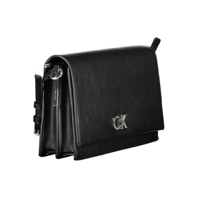 Calvin Klein Schwarze Polyester-Handtasche