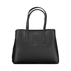 Calvin Klein Schwarze Polyester-Handtasche
