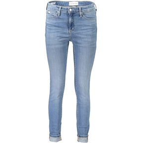 Calvin Klein Blaue Baumwolle Frauen Jeans