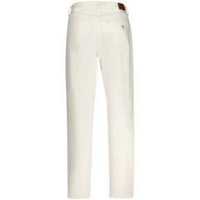 Guess Jeans Weiße Baumwoll-Jeans für Frauen