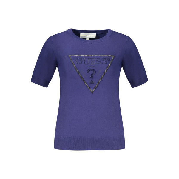 Guess Jeans Blauer Viskose Pullover für Frauen