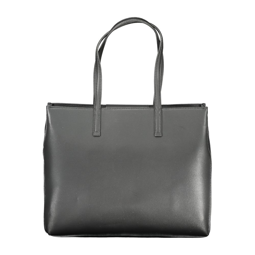 Calvin Klein Schwarze Polyester-Handtasche