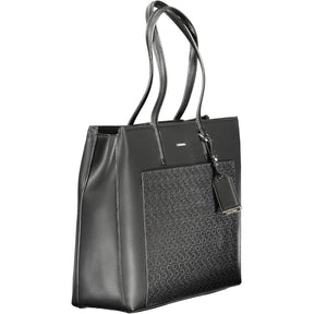 Calvin Klein Schwarze Polyester-Handtasche