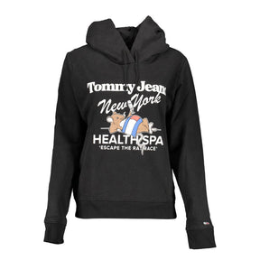 Tommy Hilfiger Schwarzer Baumwoll-Hoodie für Frauen