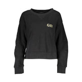 Guess Jeans Schwarzer Baumwollpullover für Frauen