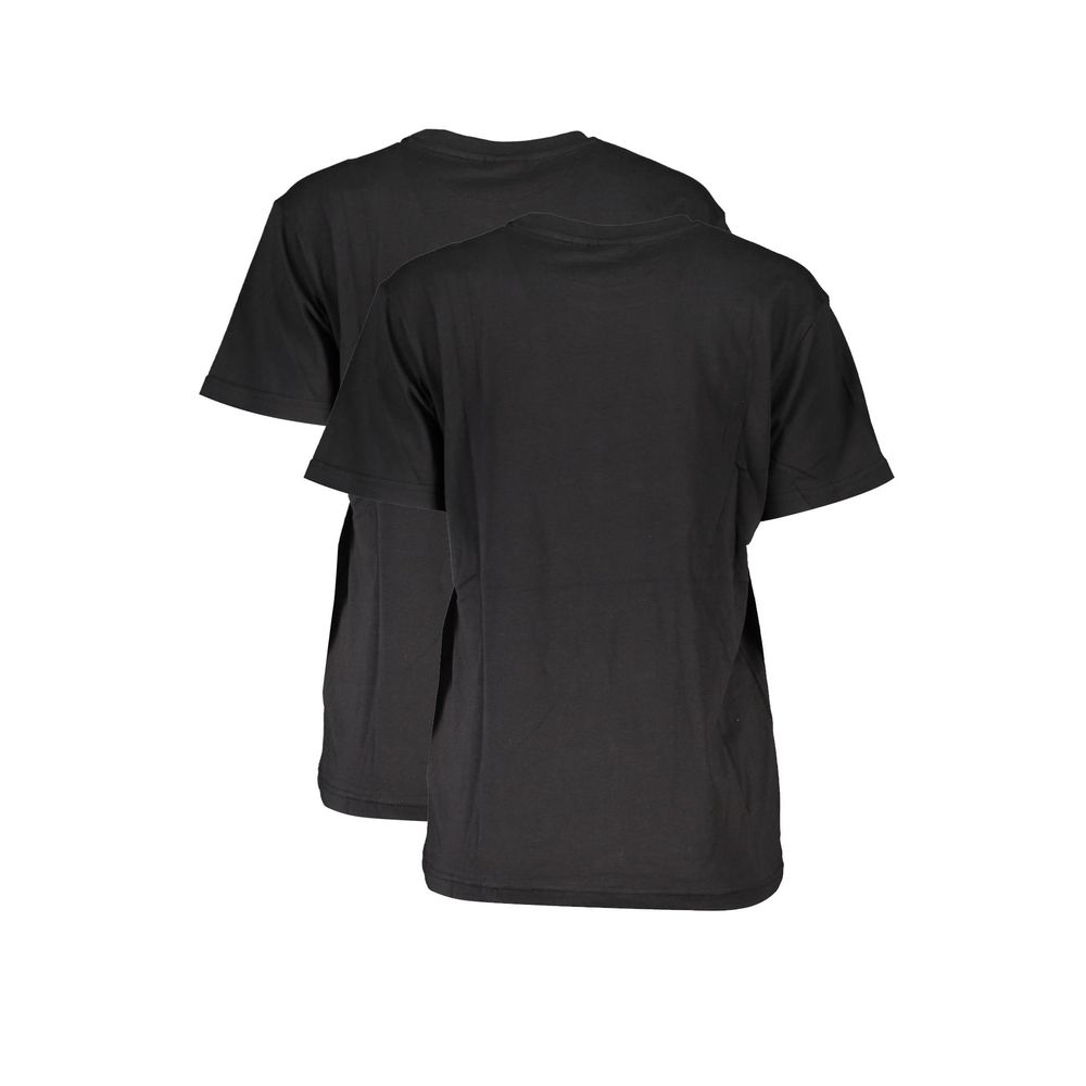 Fila Schwarzes Baumwoll-T-Shirt für Frauen