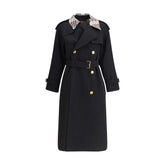 Burberry Castleford langer Trenchcoat mit Karokragen