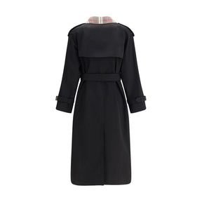 Burberry Castleford langer Trenchcoat mit Karokragen