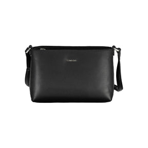 Calvin Klein Schwarze Polyester-Handtasche