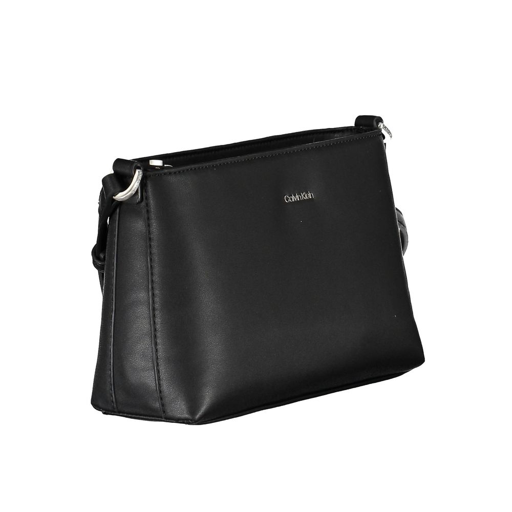 Calvin Klein Schwarze Polyester-Handtasche