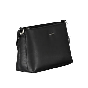 Calvin Klein Schwarze Polyester-Handtasche