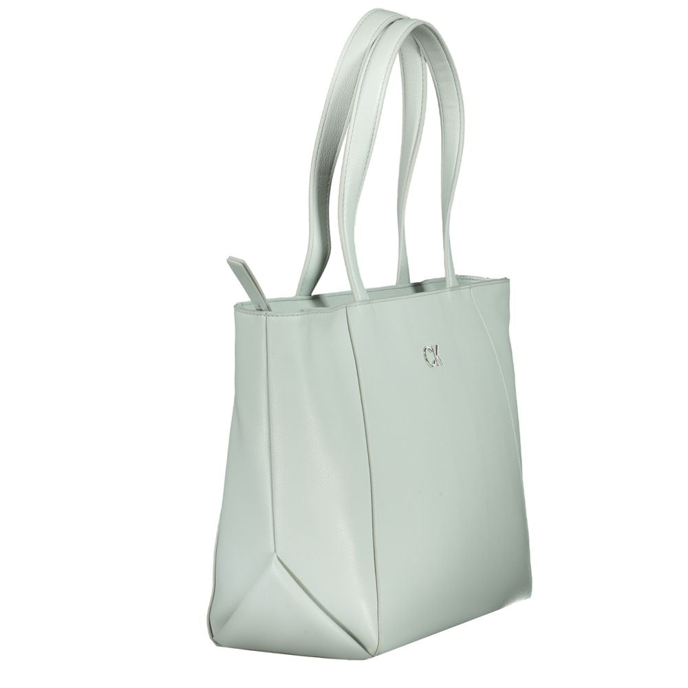 Calvin Klein Hellblau Polyethylen Frauen Handtasche