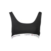 Tommy Hilfiger Schwarzer Baumwoll-Sport-BH für Frauen