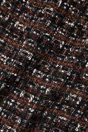 Dolce & Gabbana Multicolor Ärmelloses Mini-Tweed-Kleid in A-Linie