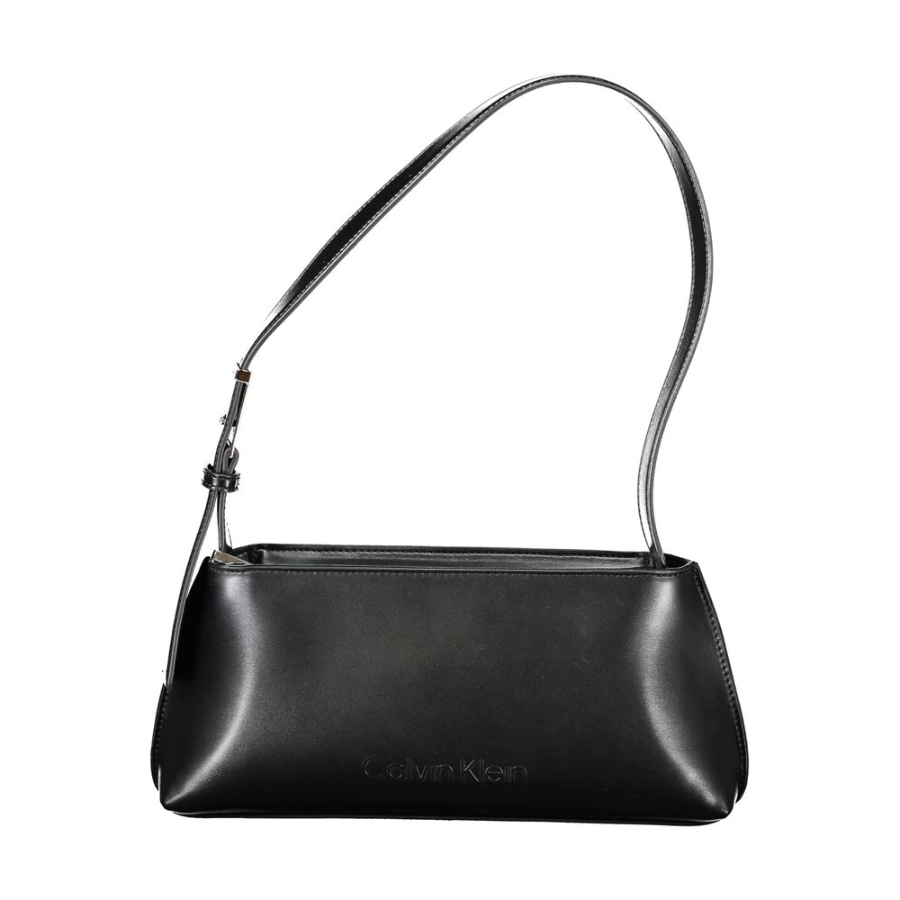 Calvin Klein Schwarze Polyester-Handtasche