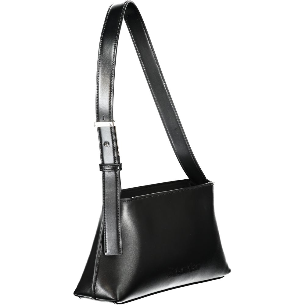 Calvin Klein Schwarze Polyester-Handtasche