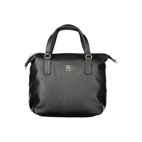 Tommy Hilfiger Schwarze Polyester-Handtasche