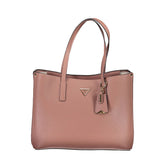 Guess Jeans Rosa Polyethylen-Handtasche