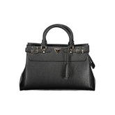 Guess Jeans Schwarz Polyethylen Frauen Handtasche