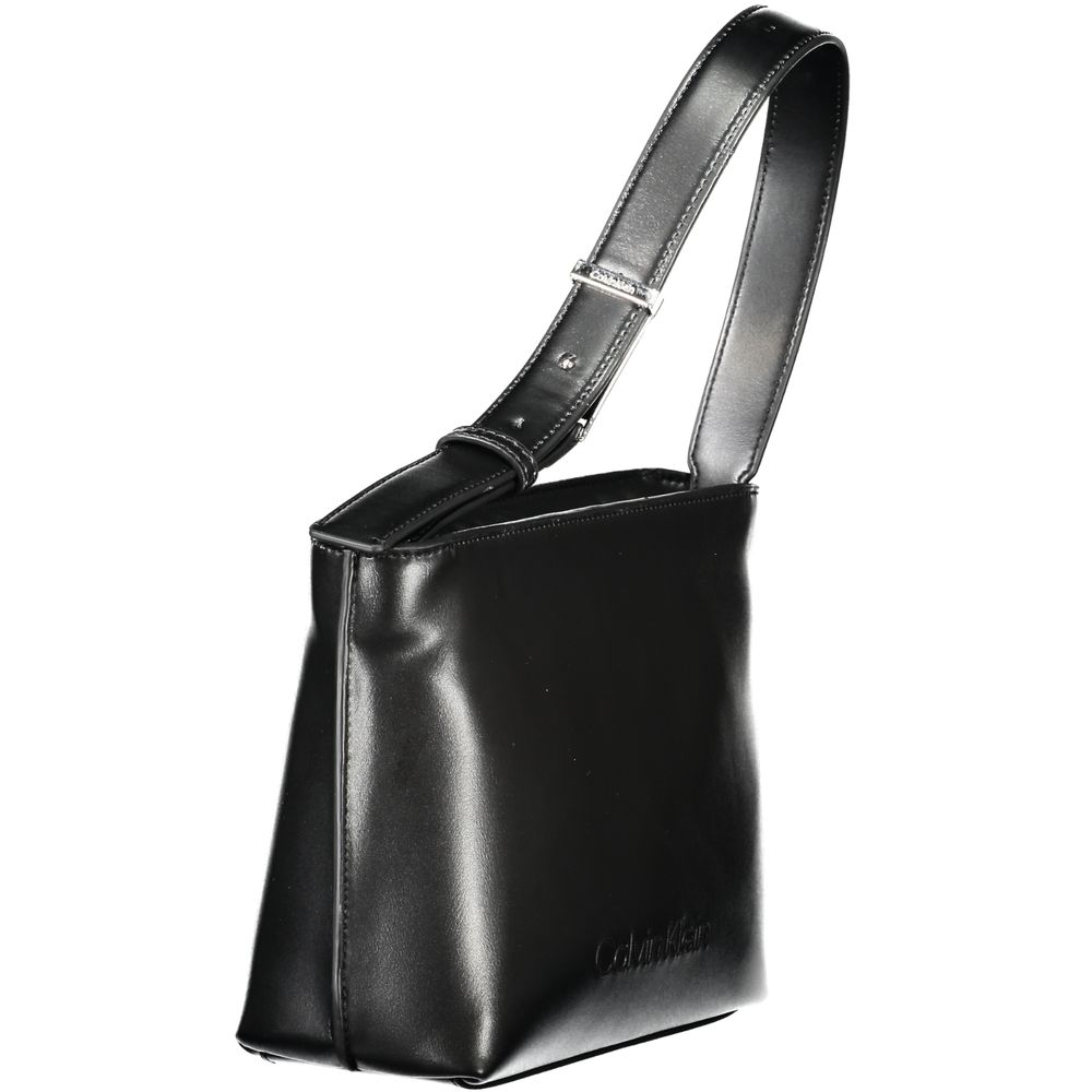 Calvin Klein Schwarze Polyester-Handtasche