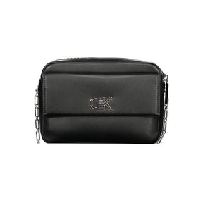 Calvin Klein Schwarze Polyester-Handtasche