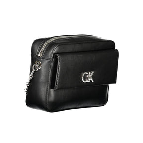 Calvin Klein Schwarze Polyester-Handtasche