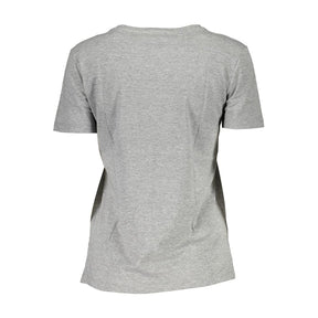 Guess Jeans Braunes Baumwoll-T-Shirt für Frauen