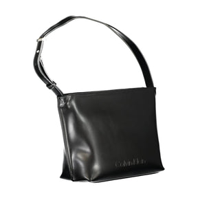 Calvin Klein Schwarze Polyester-Handtasche
