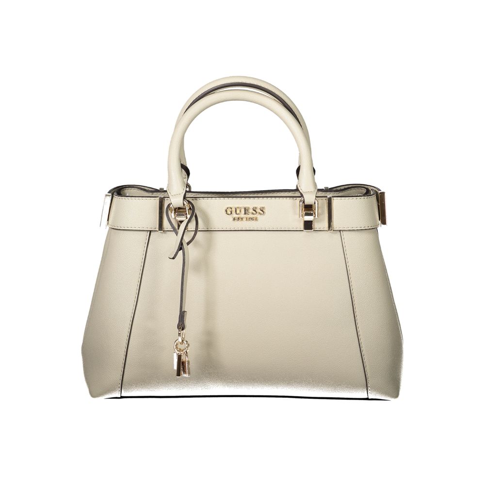 Guess Jeans Beige Polyethylen Handtasche