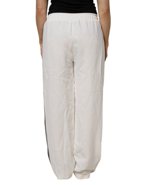 Dolce & Gabbana Weiße Jogger-Sweatpants Hose