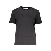 Calvin Klein Schwarzes Baumwoll-T-Shirt