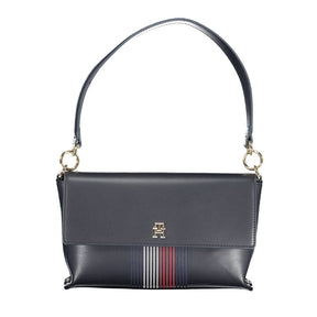 Tommy Hilfiger Blaue Polyethylen-Handtasche