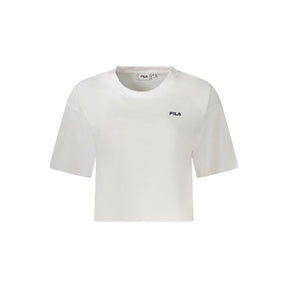 Fila Weißes T-Shirt aus Baumwolle für Frauen