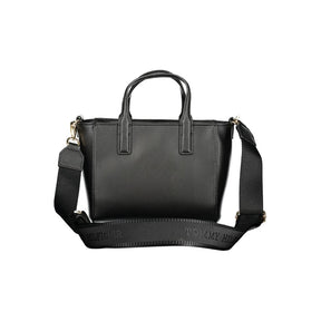 Tommy Hilfiger Schwarze Polyester-Handtasche