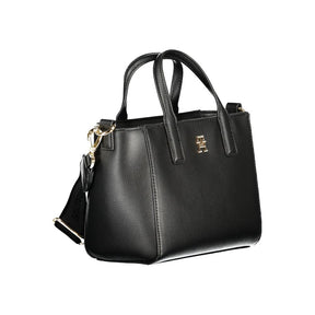 Tommy Hilfiger Schwarze Polyester-Handtasche